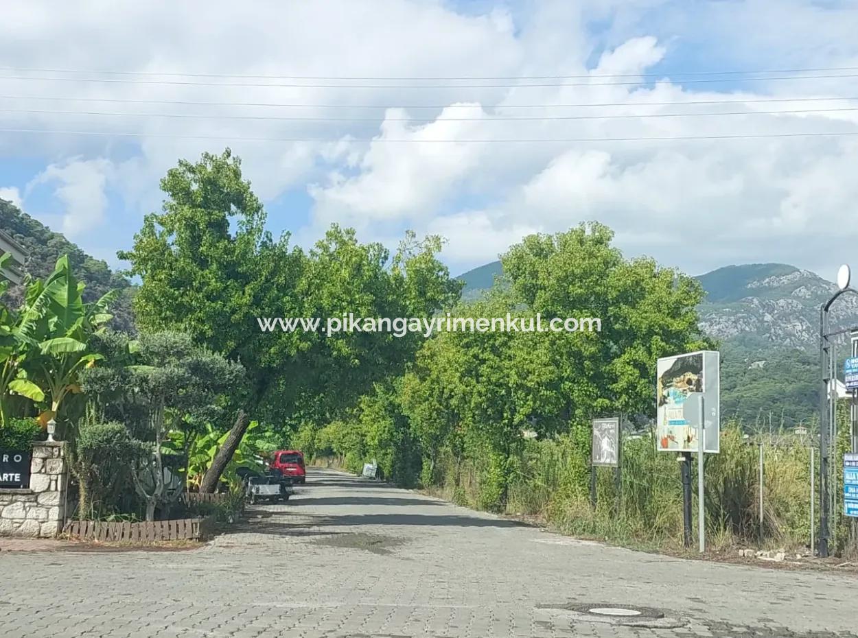 1000 M2 Commercial Zoned Lands On Dalyan Gülpınarda İşlek Street Will Be Given In The Form Of Build Operate Transfer