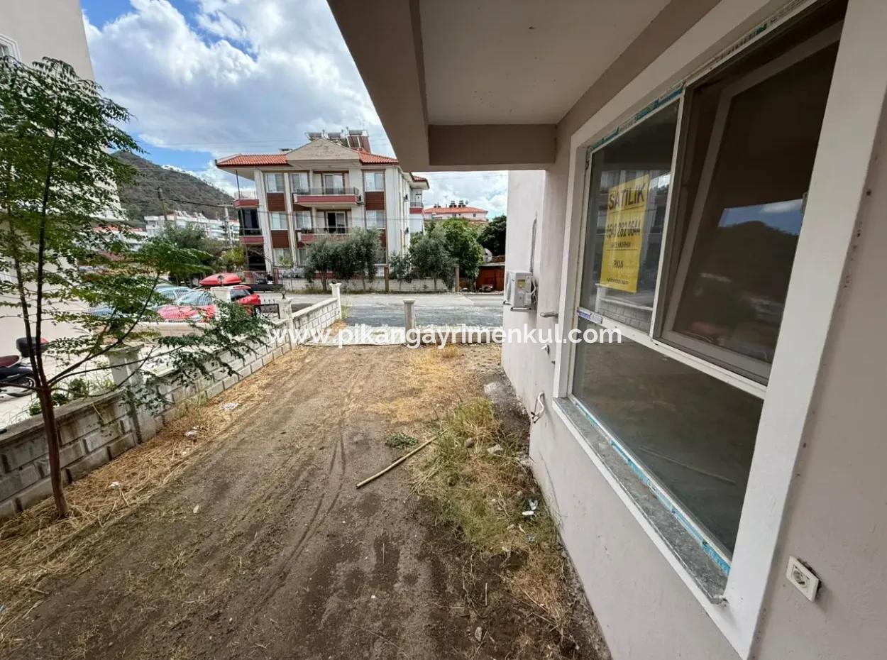 2 1 Garden Ground Floor Flat For Sale In Ortaca Republic.
