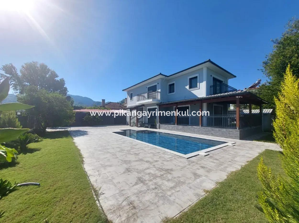 Muğla Ortaca Okçular 4 1 Fully Furnished New Villa With Swimming Pool For Rent
