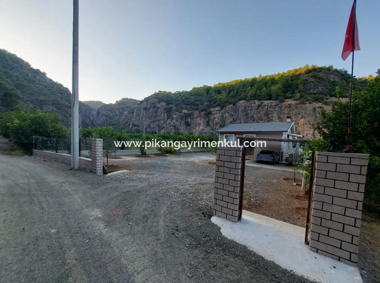 1.300 M2 Detached 250M2 Residential Zoned Land For Sale In Muğla, Ortaca, Karadonlar