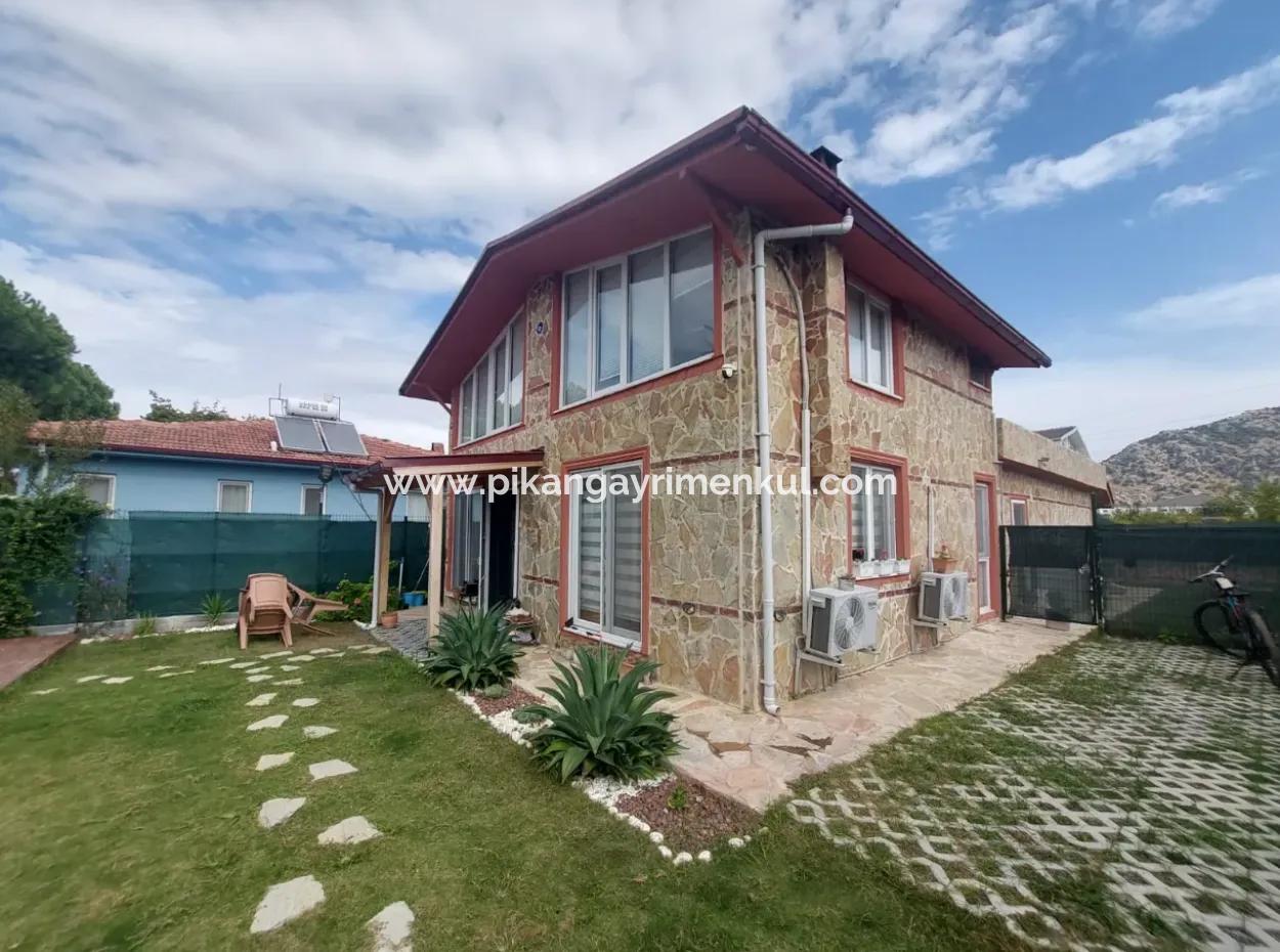 3 1 Furnished Duplex For Rent On A 350 M2 Plot In Muğla Dalyan