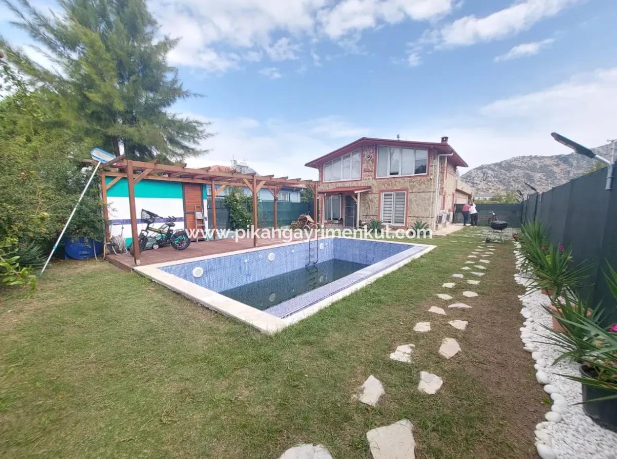 3 1 Furnished Duplex For Rent On A 350 M2 Plot In Muğla Dalyan