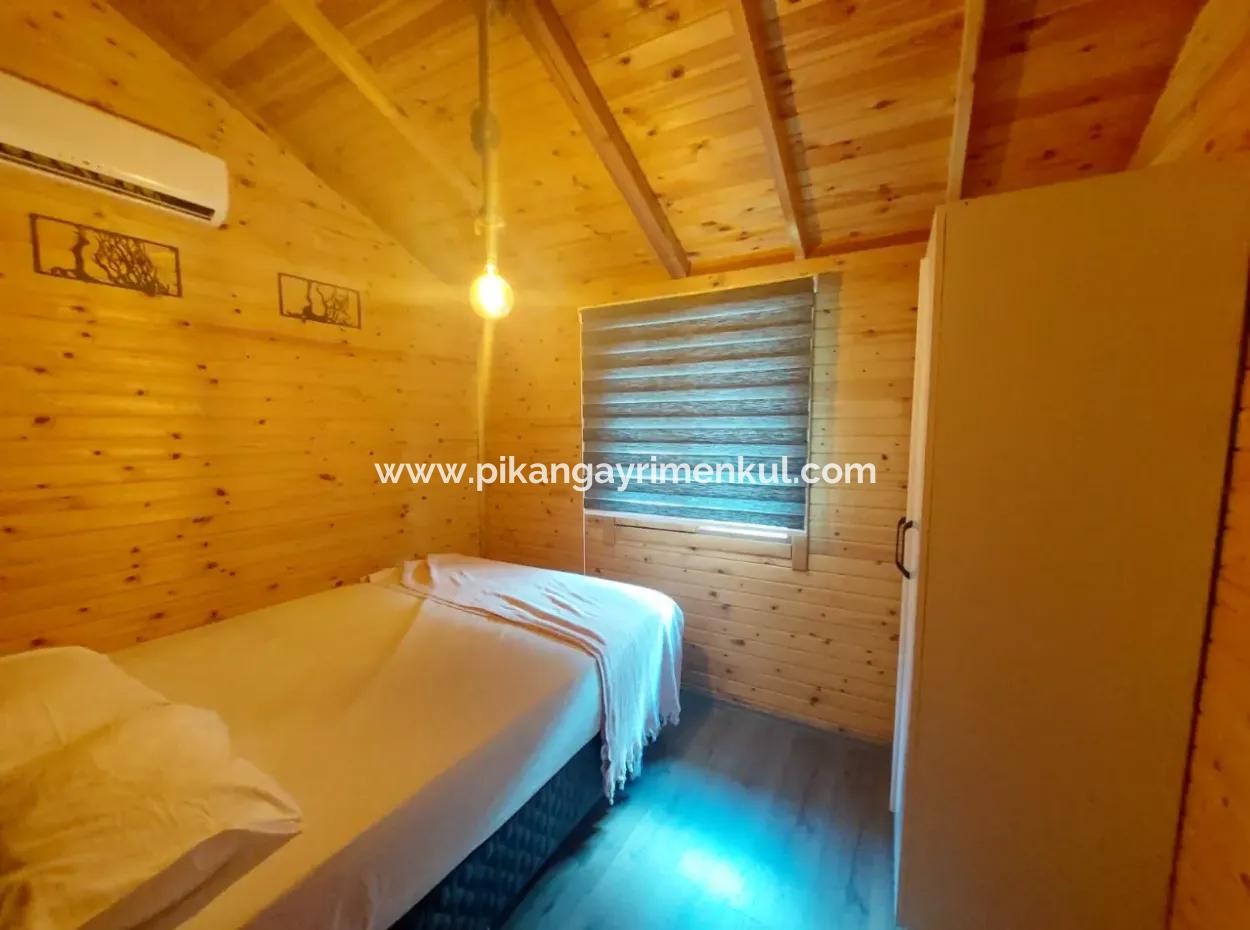 Muğla Ortaca Gökbel Doga With Swimming Pool 1 1 Wooden Furnished Bungalow For Rent