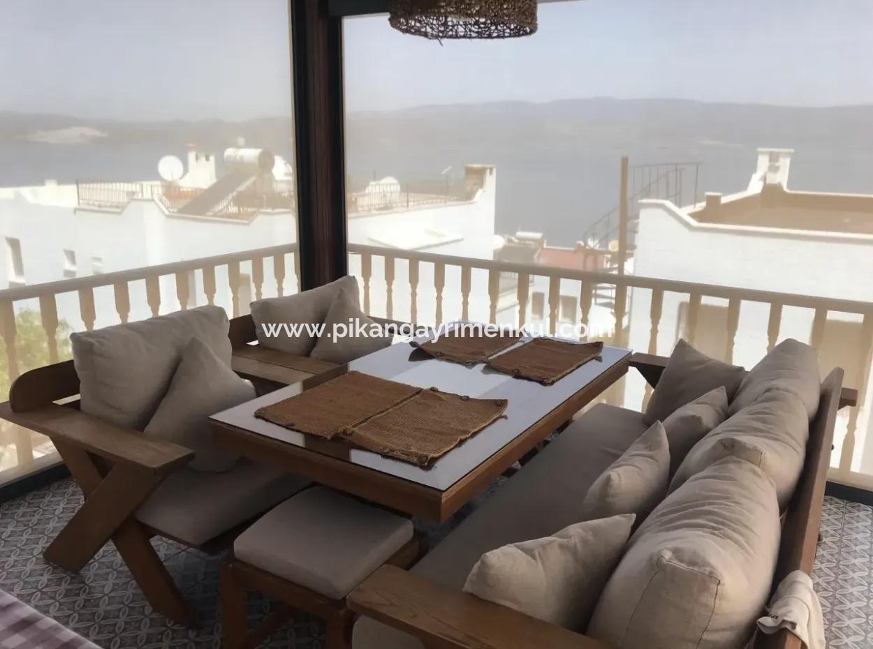 3 1 Duplex With Sea View In Milas Bosphorus Bosphorus For Urgent Sale