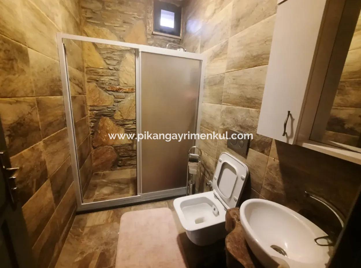 Muğla Dalyan Gökbelde Sea View, Swimming Pool, 1800 M2 Land 2 1 Furnished Stone House For Sale