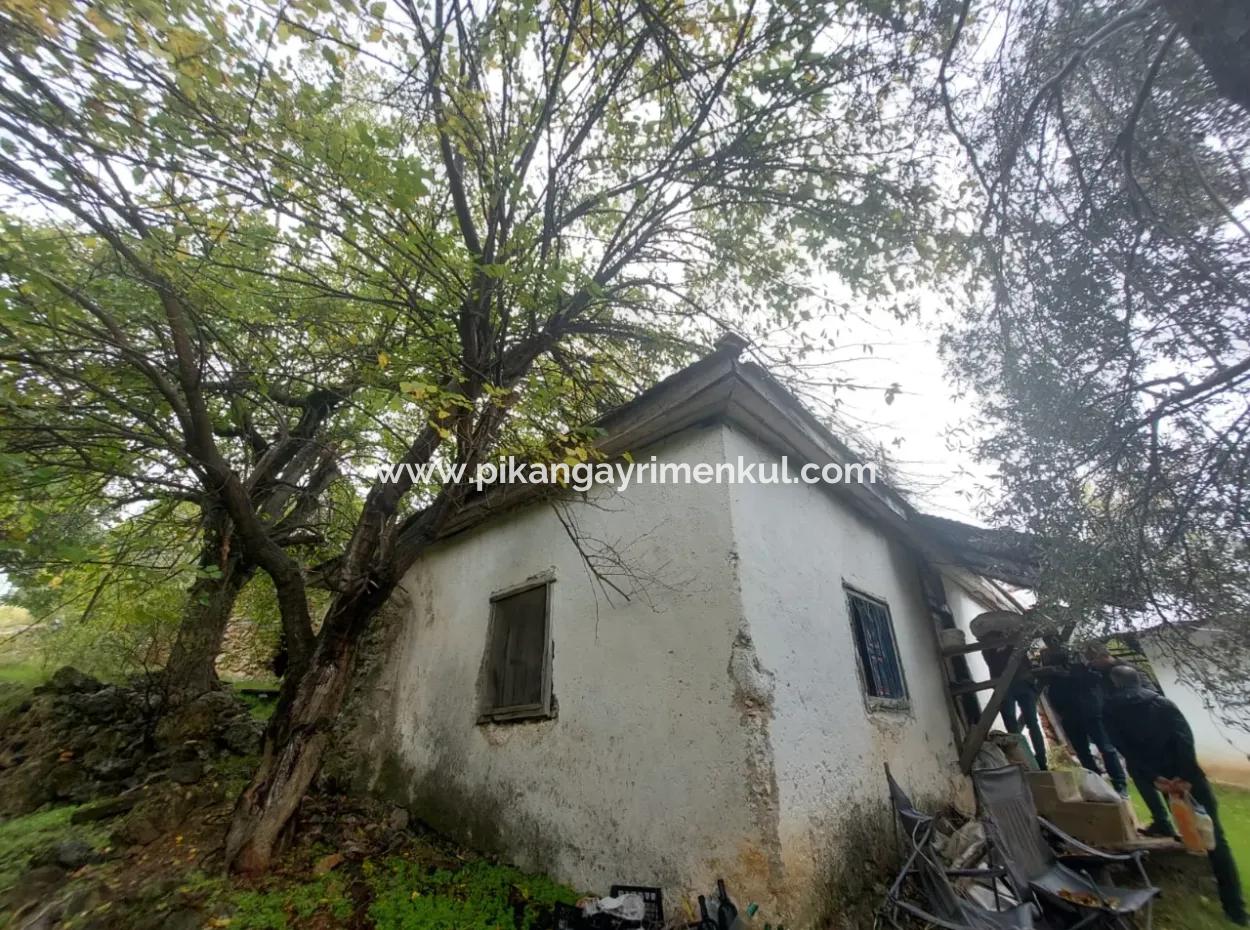 Village House With Title Deed For Sale In Nature In Muğla Fethiye İnlice