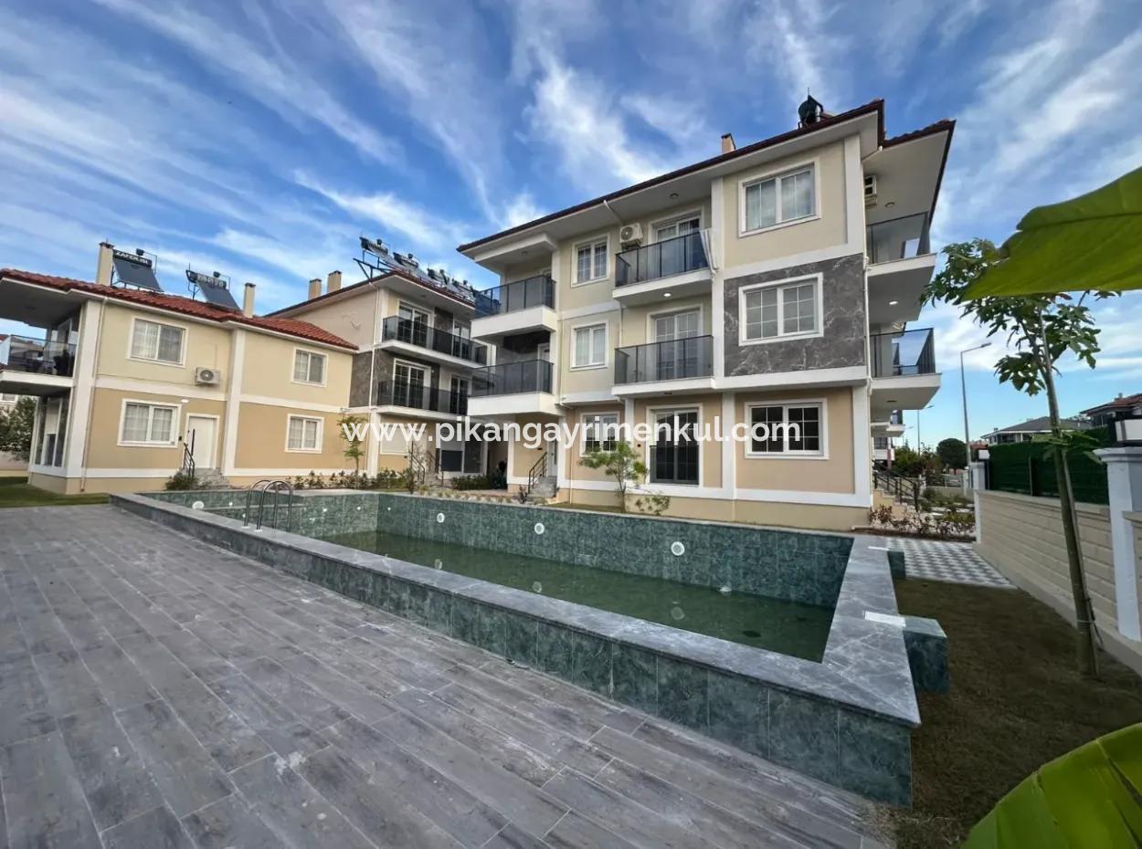 2 1 New Pool Flat For Sale In Ortaca Cumhuriyet