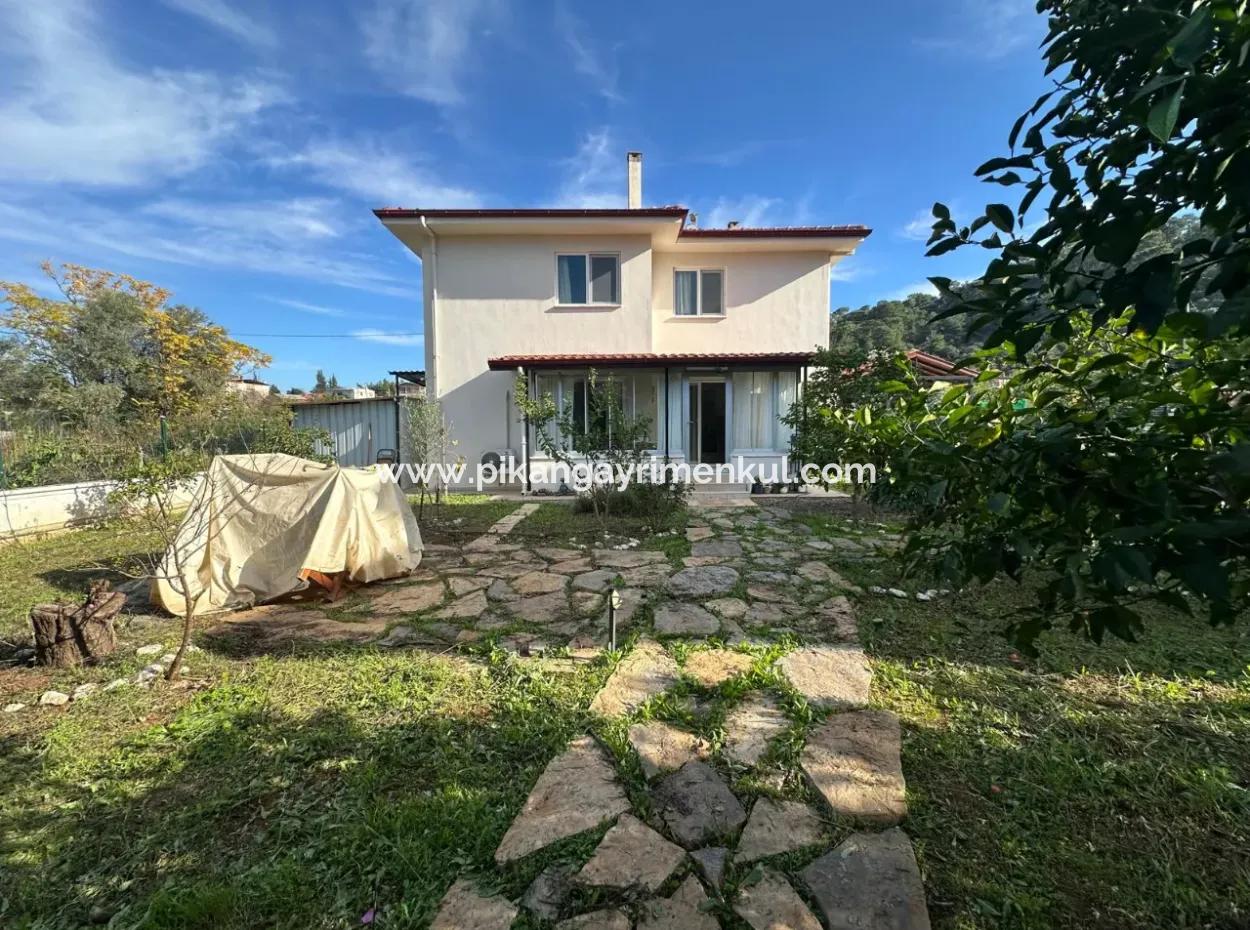 130 M2 Villa For Sale In 417 M2 Plot In Ortaca Mergenli
