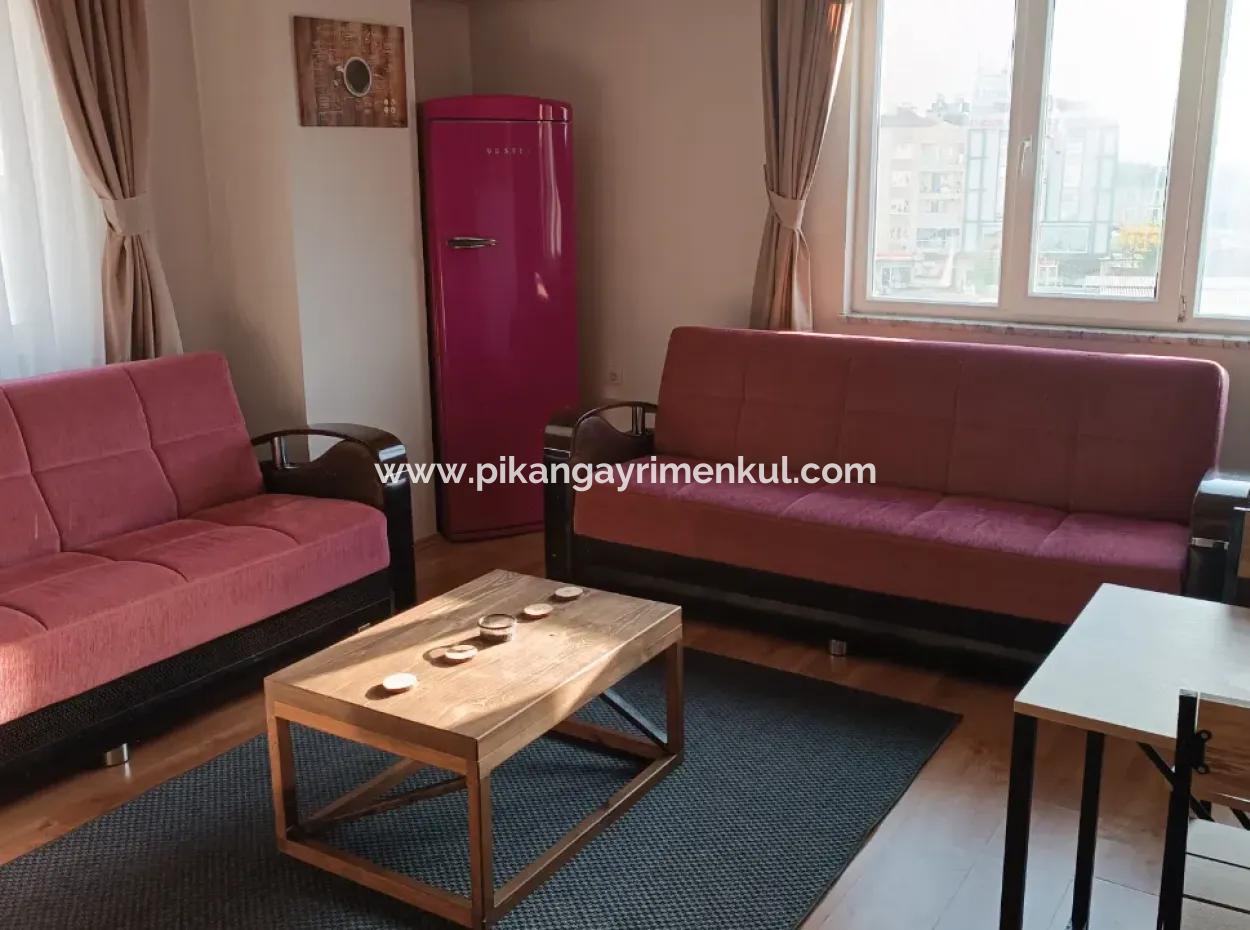 1 1 Fully Furnished Flat For Rent In Ortaca Center