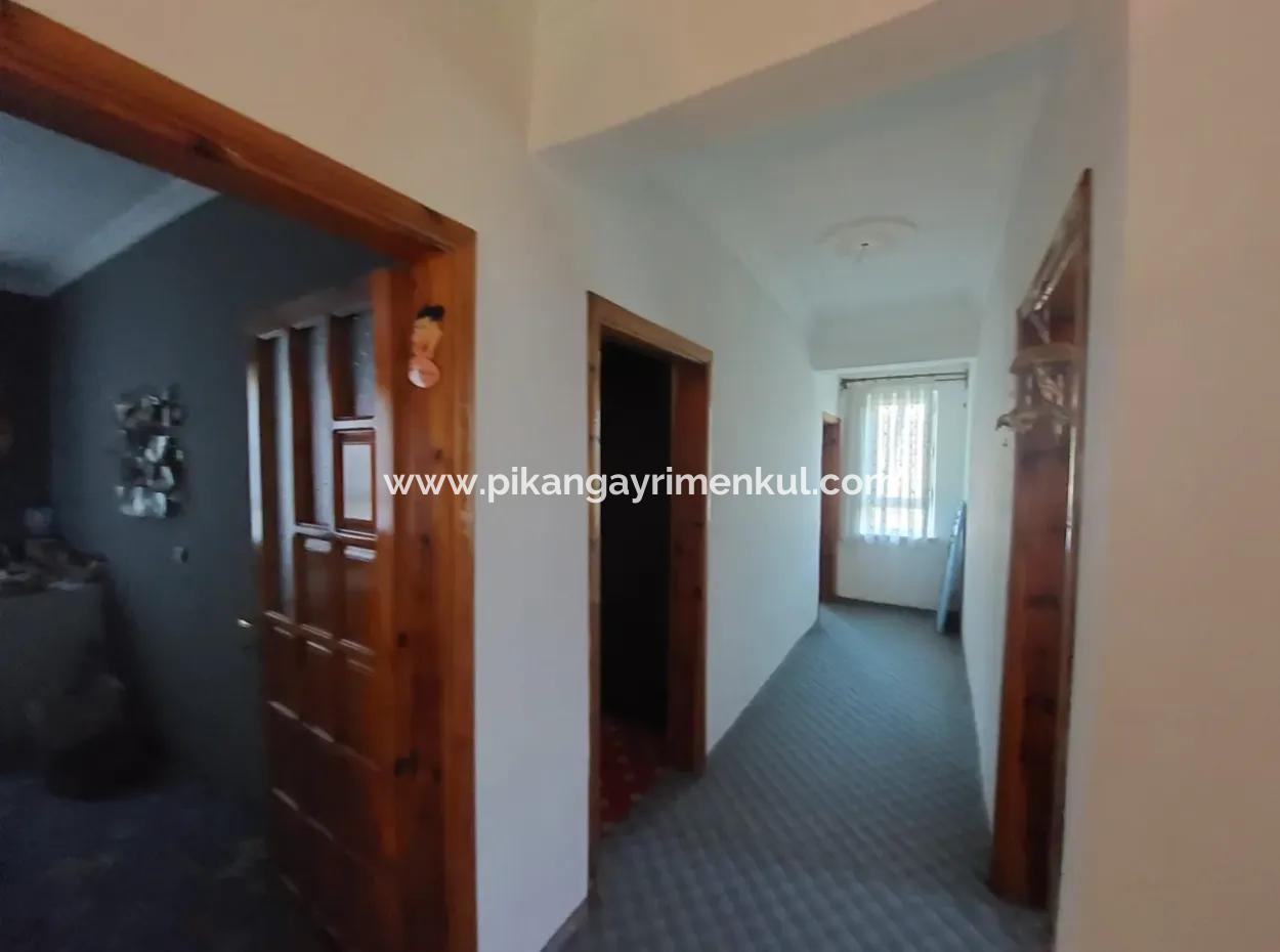 A House With 4 1 And 3 1 Swimming Pools On 645 M2 Land In Ortaca Kemaliye Is For Sale Or Exchange.