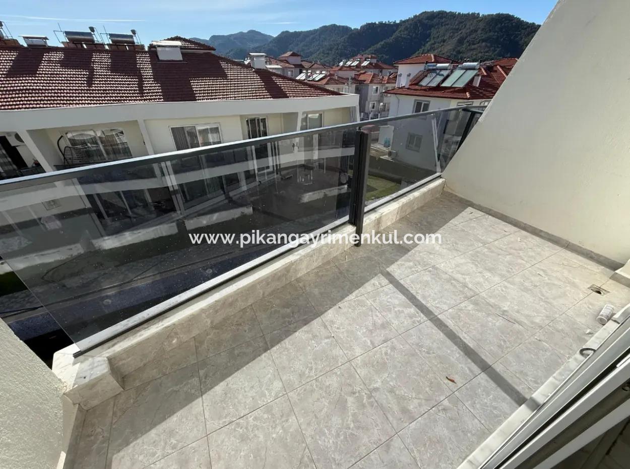 2 1 Flats For Sale On The Middle Floor Of A Brand New 3-Storey Building With A Swimming Pool In The Center Of Muğla Ortaca