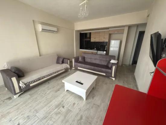 Furnished 1 1 Spacious Apartment For Rent In The Center Of Ortaca Çarşı.