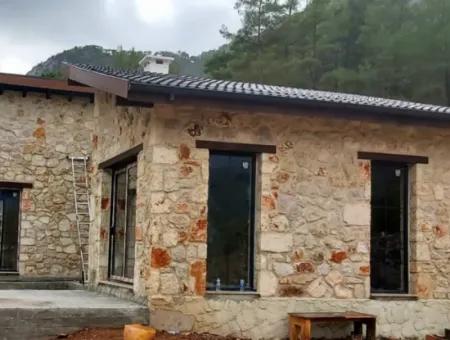 Zero Detached Stone House For Sale In Fethiye Grapes Redbelde