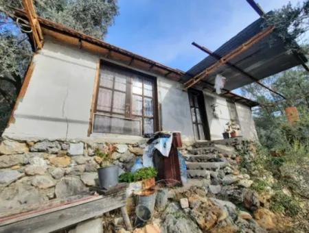 Sea View House For Sale In Gocek Gokceovacik And 11,650 M2 Land