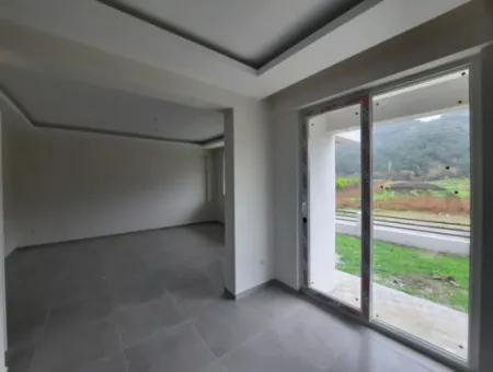 Ortaca Çaylı Underfloor Heated Zero Ground Floor Apartment For Urgent Sale