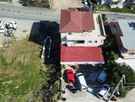 2 Shops And 2 Apartments For Sale In Muğla Ortaca At The Beginning Of The Main Road