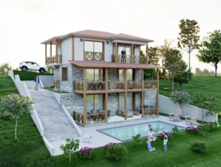 Muğla Köyceğiz Ağla Yaylada 550M2 Project Is Ready, Zoned Land For Sale