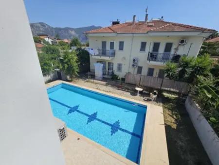 2 1 Apartment With Swimming Pool For Sale In Dalyan
