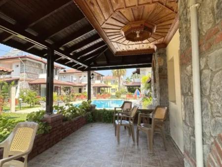 3 1 Independent Furnished Stone Villa For Rent In A Site Of 6 Villas In Dalyan, Muğla