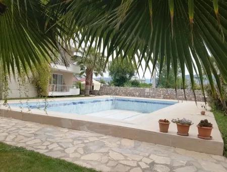 A Furnished Apartment With Swimming Pool In Dalaman For Sale, A Bargain 2 + 1