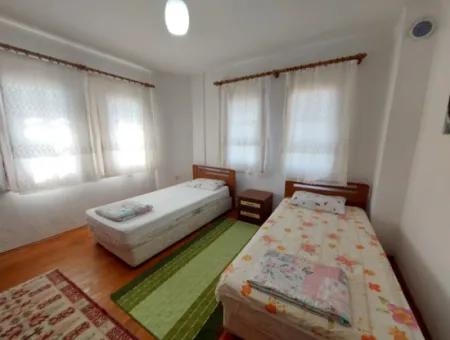 On A 1.000 M2 Plot In Muğla Okçular, 200 M2, 4 In 1 Furnished Duplex For Rent