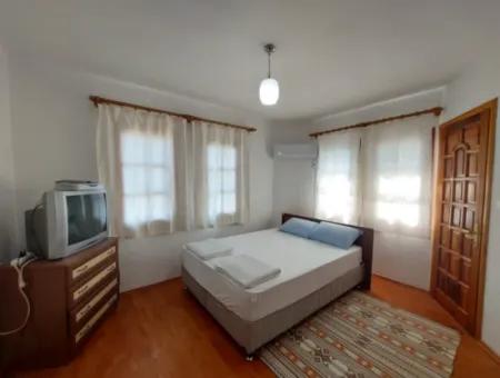 On A 1.000 M2 Plot In Muğla Okçular, 200 M2, 4 In 1 Furnished Duplex For Rent