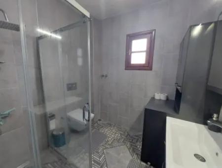 On A 1.000 M2 Plot In Muğla Okçular, 200 M2, 4 In 1 Furnished Duplex For Rent