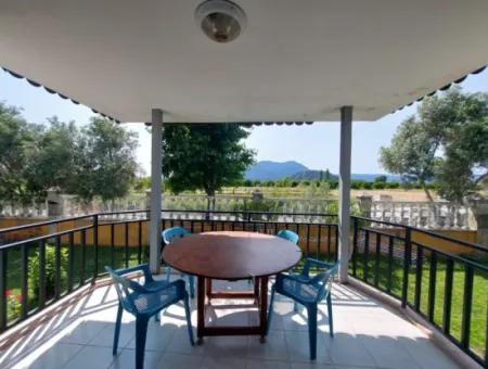 On A 1.000 M2 Plot In Muğla Okçular, 200 M2, 4 In 1 Furnished Duplex For Rent