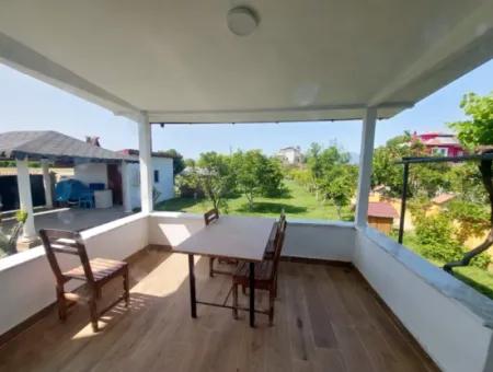On A 1.000 M2 Plot In Muğla Okçular, 200 M2, 4 In 1 Furnished Duplex For Rent