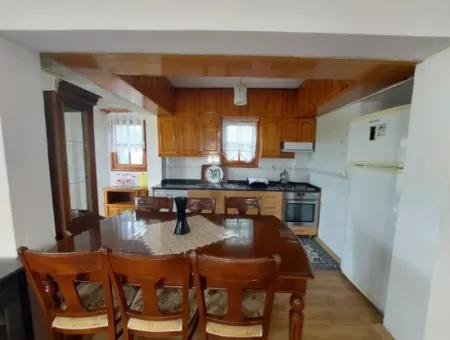On A 1.000 M2 Plot In Muğla Okçular, 200 M2, 4 In 1 Furnished Duplex For Rent
