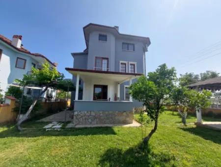 On A 1.000 M2 Plot In Muğla Okçular, 200 M2, 4 In 1 Furnished Duplex For Rent