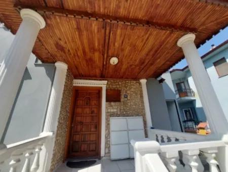 On A 1.000 M2 Plot In Muğla Okçular, 200 M2, 4 In 1 Furnished Duplex For Rent