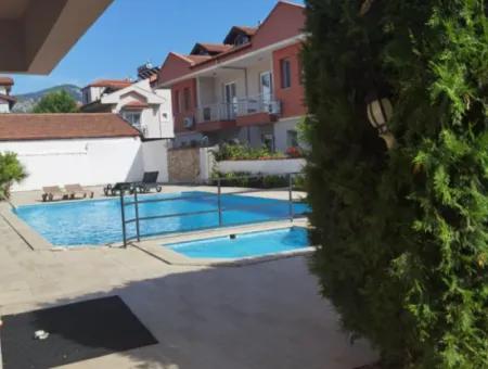 Muğla Ortaca Dalyanda Swimming Pool, Fully Furnished 1 1 Apartment For Rent