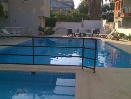 Muğla Ortaca Dalyanda Swimming Pool, Fully Furnished 1 1 Apartment For Rent