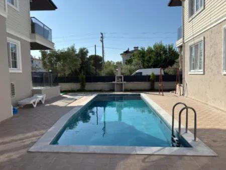 1 1 Apartment With Pool For Sale In Ortaca Cumhuriyet