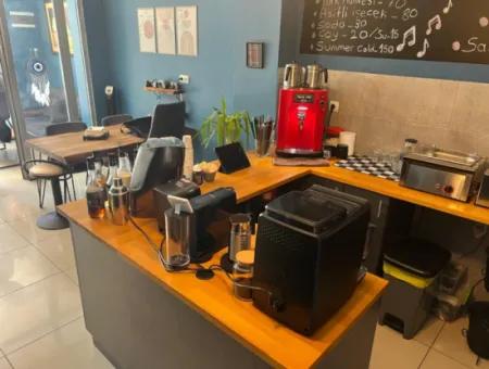 Workplace Cafe Close To The Lake In The Center Of Muğla Köyceğiz Is For Sale