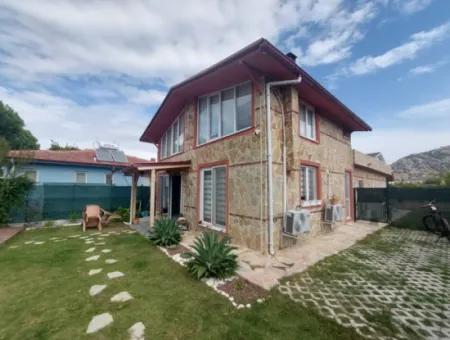 3 1 Furnished Duplex For Rent On A 350 M2 Plot In Muğla Dalyan