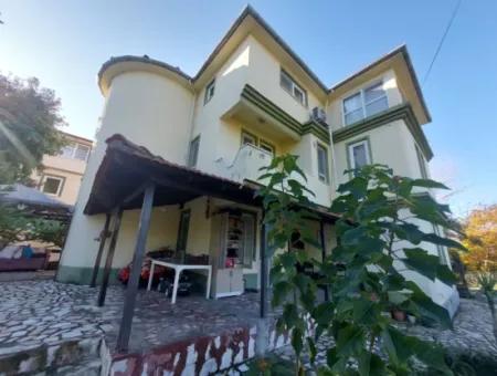 A House With 4 1 And 3 1 Swimming Pools On 645 M2 Land In Ortaca Kemaliye Is For Sale Or Exchange.