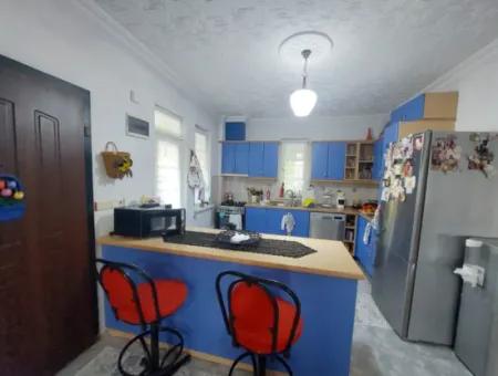 A House With 4 1 And 3 1 Swimming Pools On 645 M2 Land In Ortaca Kemaliye Is For Sale Or Exchange.