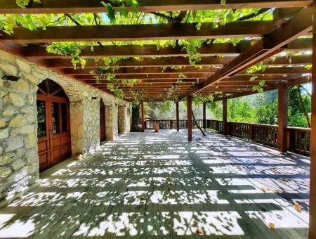 Fethiye Faralya Natural And Stone Boutique Hotel For Sale With Full Equipped And Certified