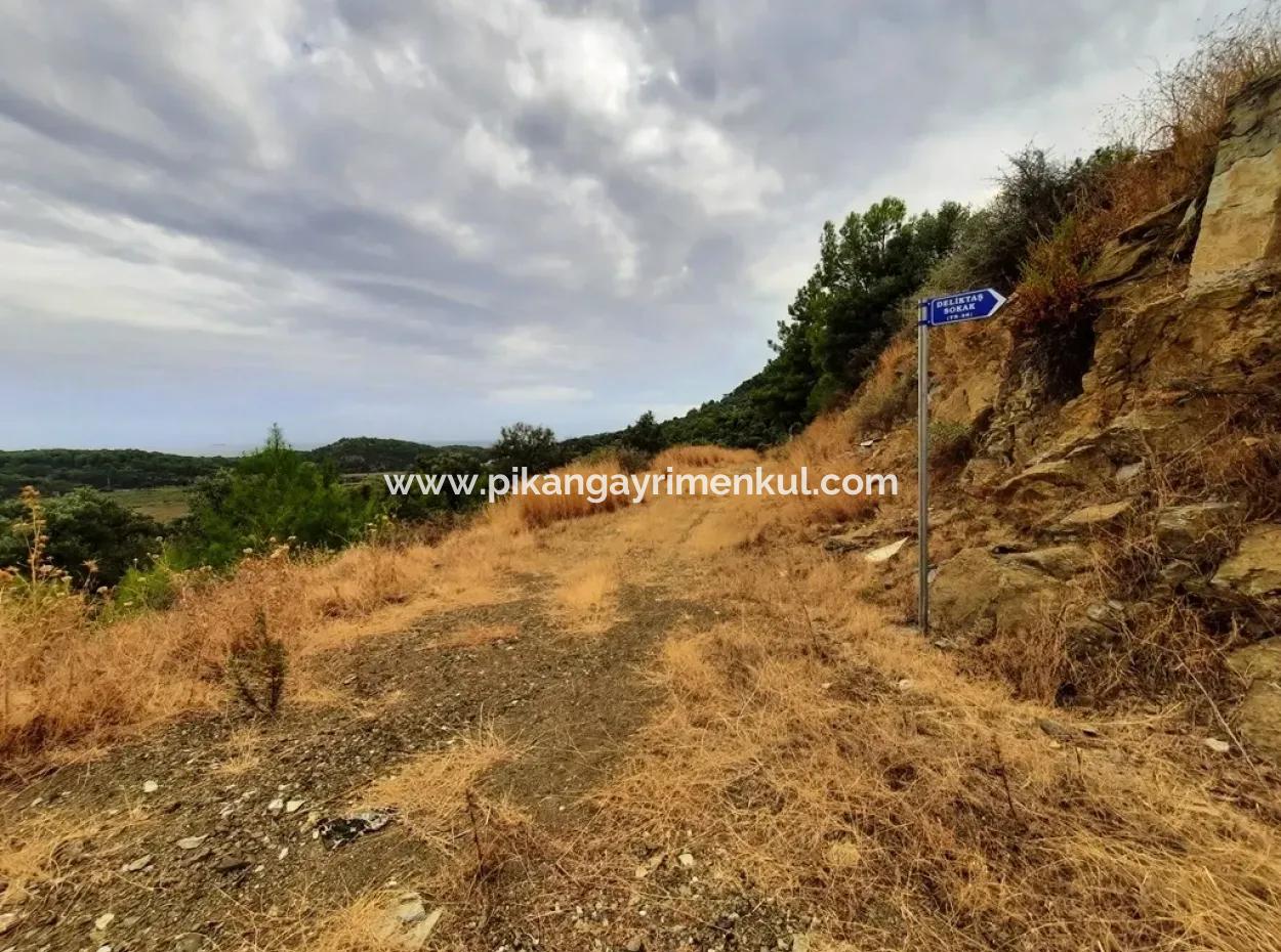 Muğla Sarıgermede Satılık Deniz Manzaralı Arsalar