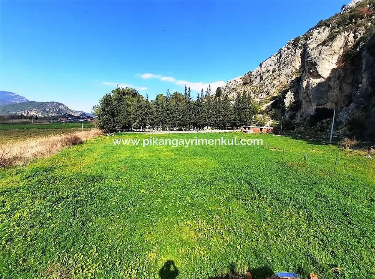 Muğla Dalyanda 3500 M2 Arazide 120 M2 Tek Katlı Müstakil Ev Satılık