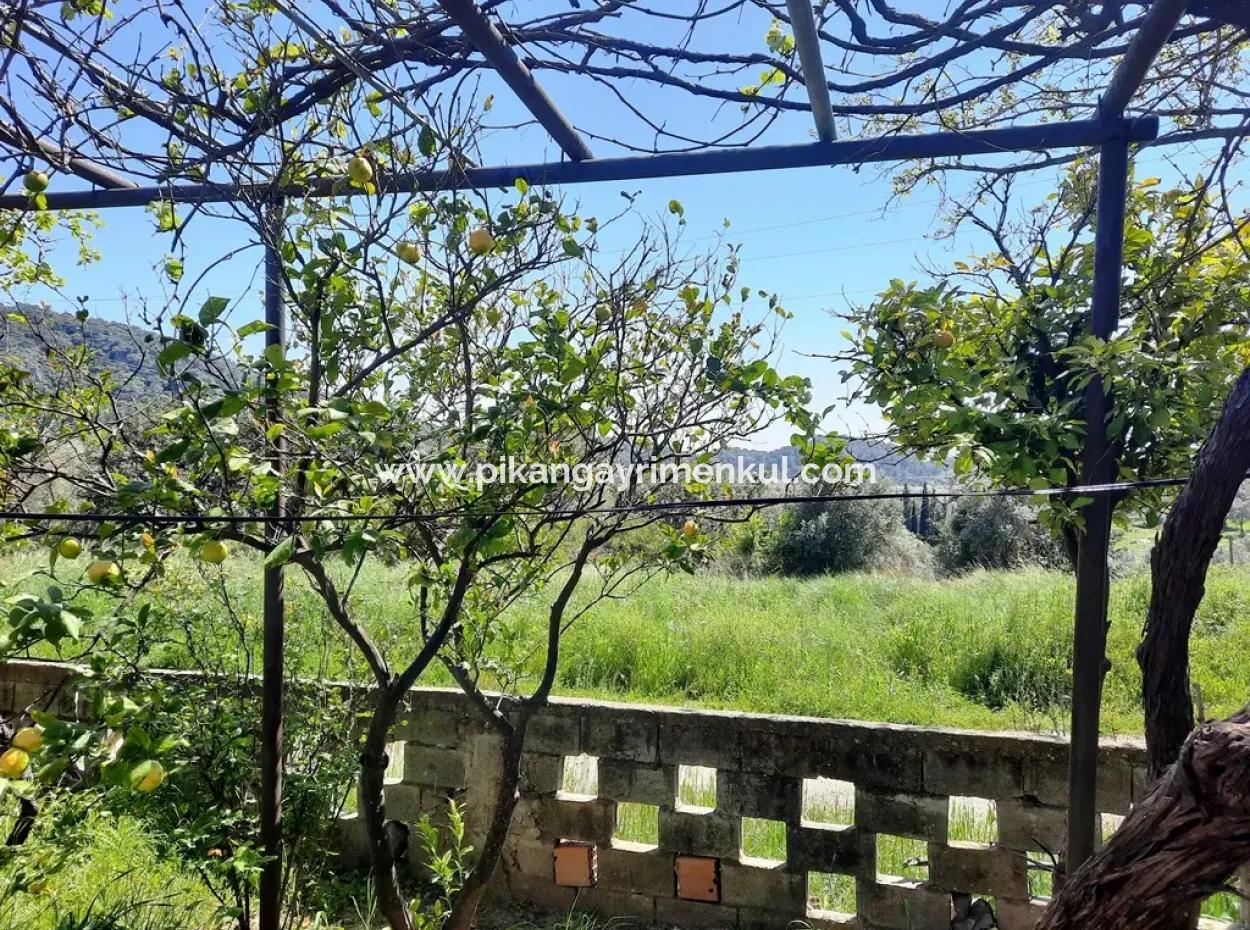 Ortaca Sarıgermede Satılık Deniz Manzaralı 600 M2 Arsa Ve Müstakil Ev