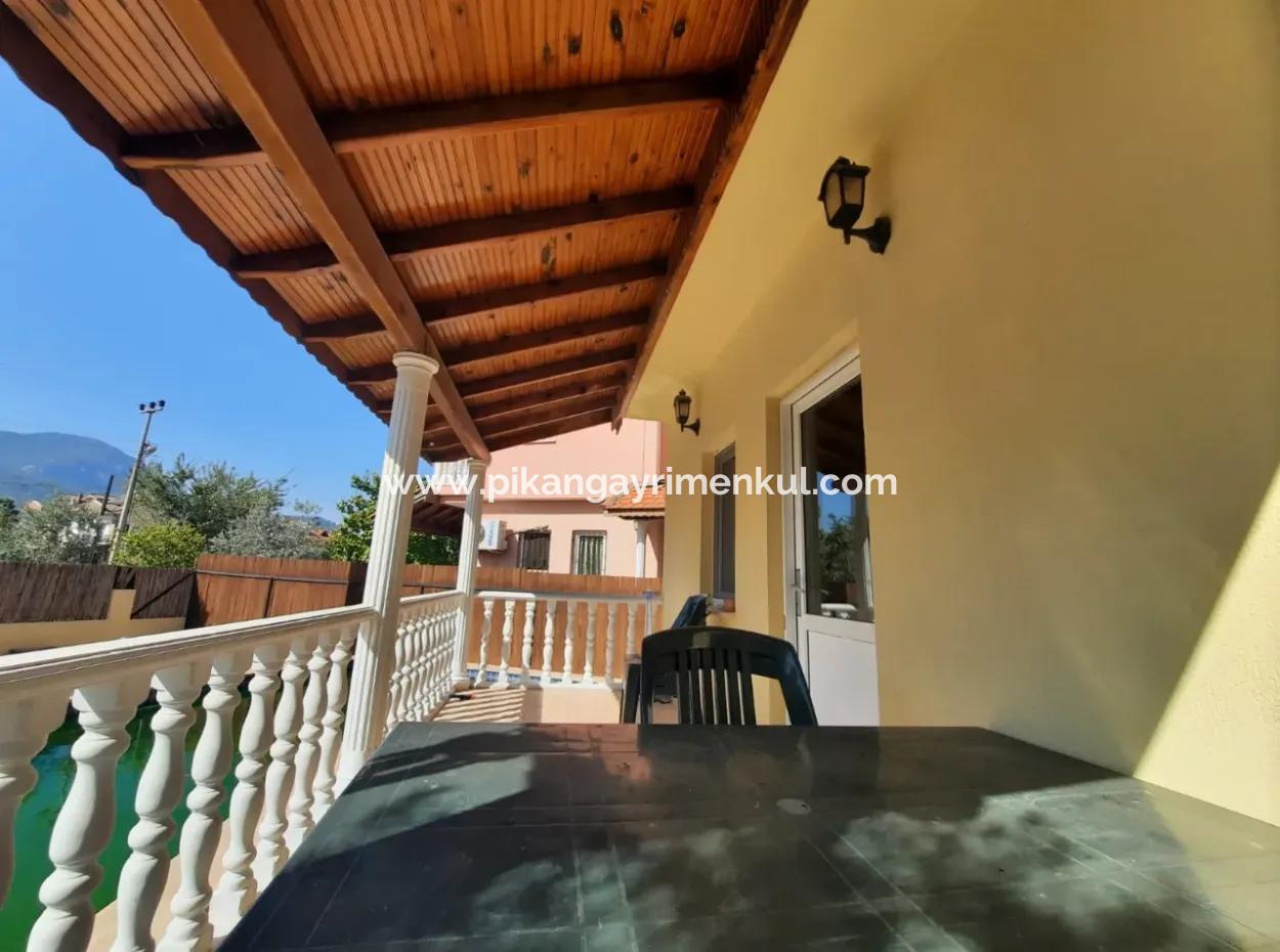 Muğla Ortaca Dalyanda Müstakil Özel Yüzme Havuzlu 3+1 Eşyalı Dubleks Yıllık Kiralık