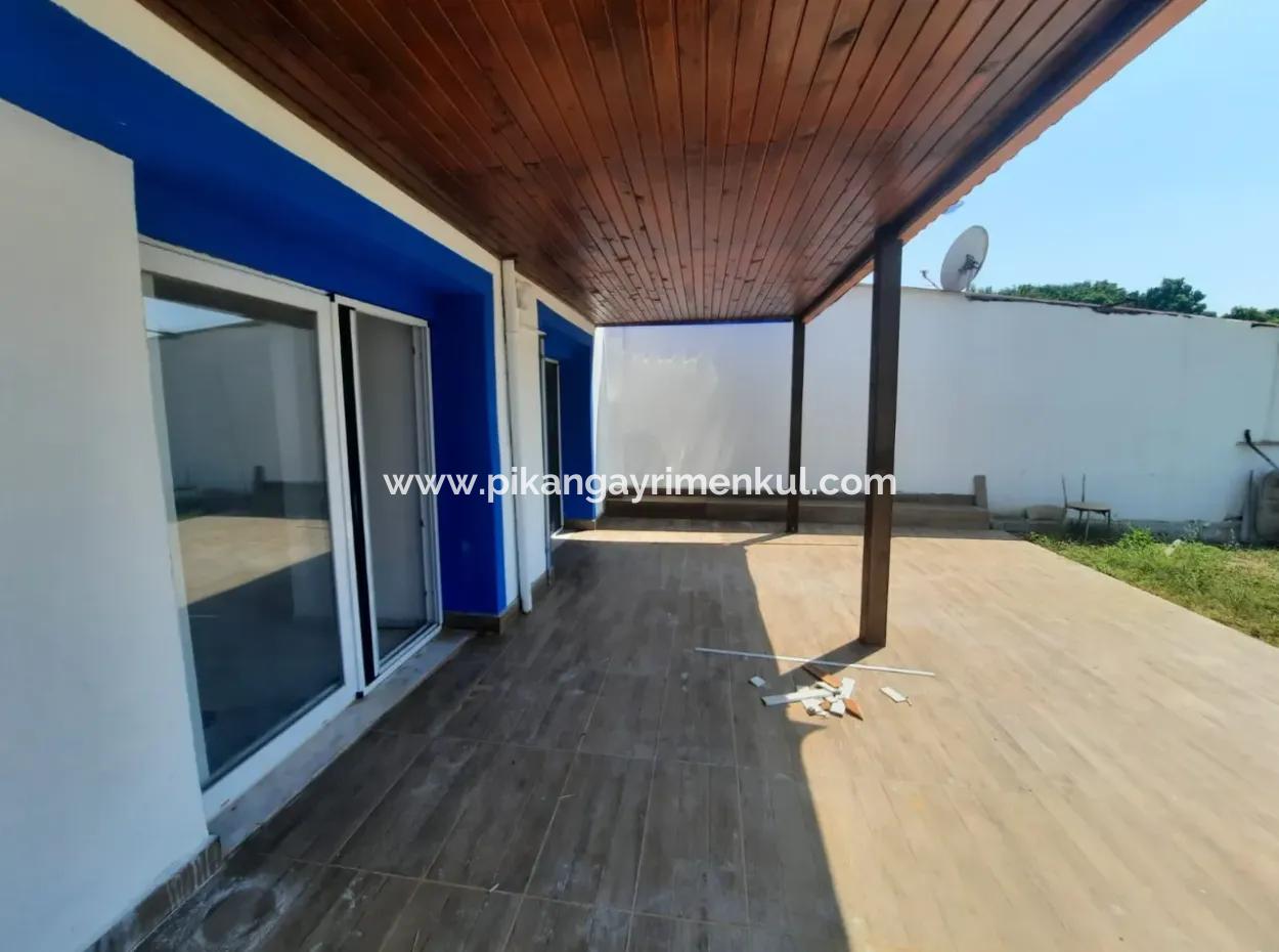 Muğla Okçularda Eşyasız, Bahçeli 2+1 Giriş Kat Kiralık