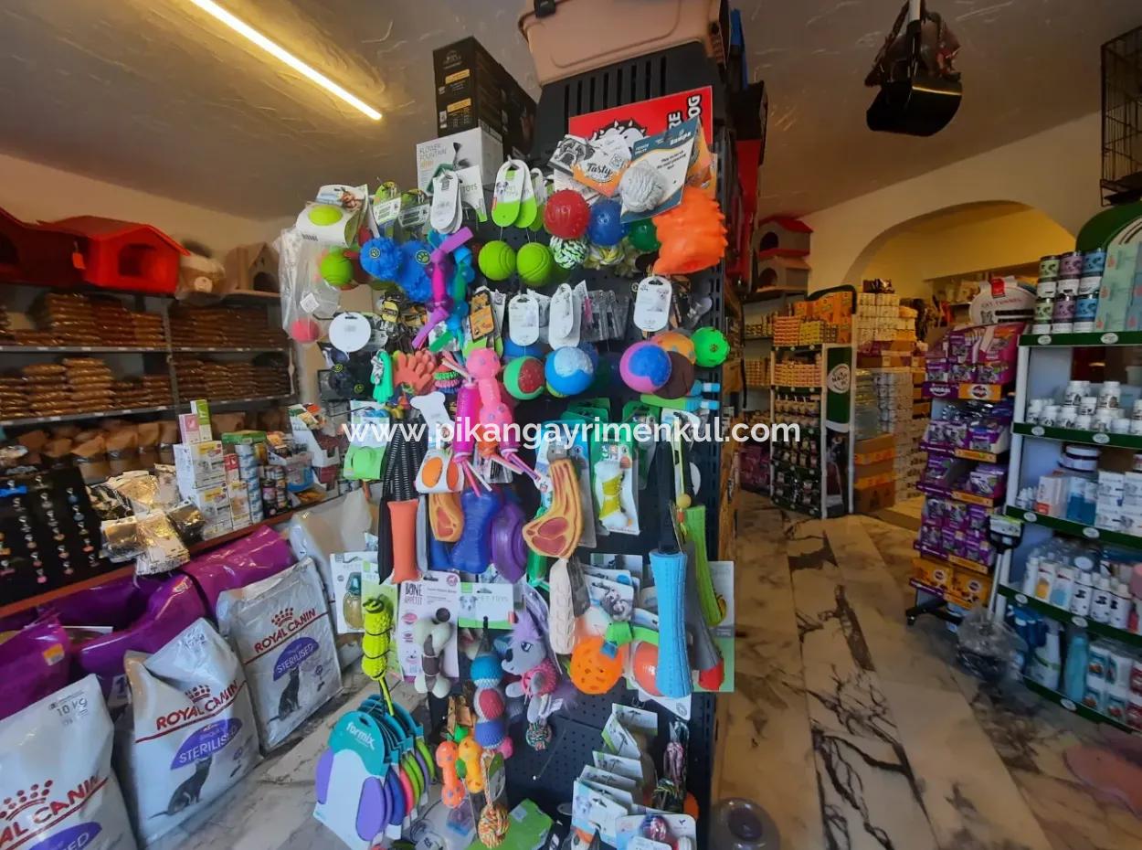 Muğla Ortaca Dalyan Merkezde Devren Kiralık 200 M2 Petshop Dükkânı