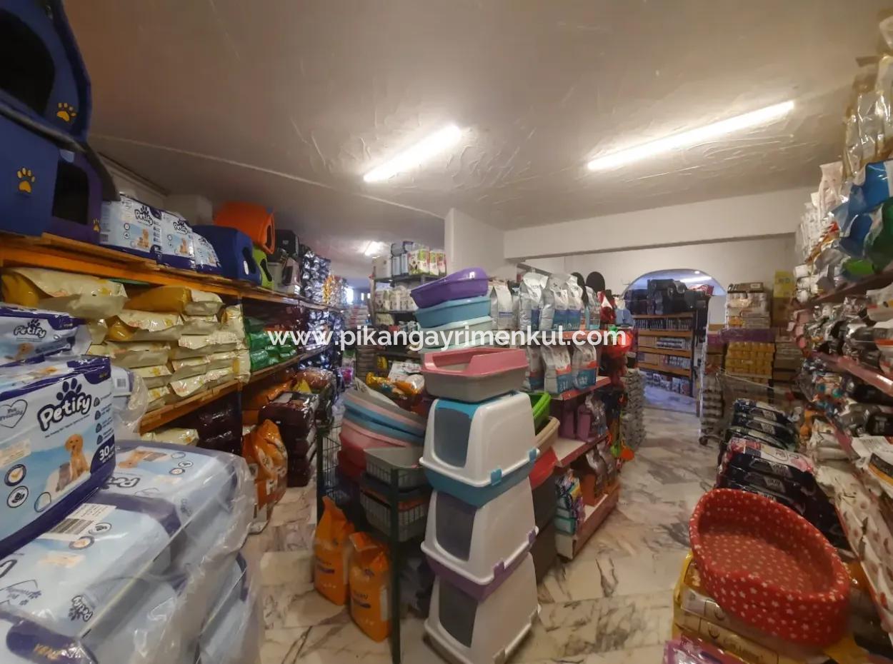 Muğla Ortaca Dalyan Merkezde Devren Kiralık 200 M2 Petshop Dükkânı