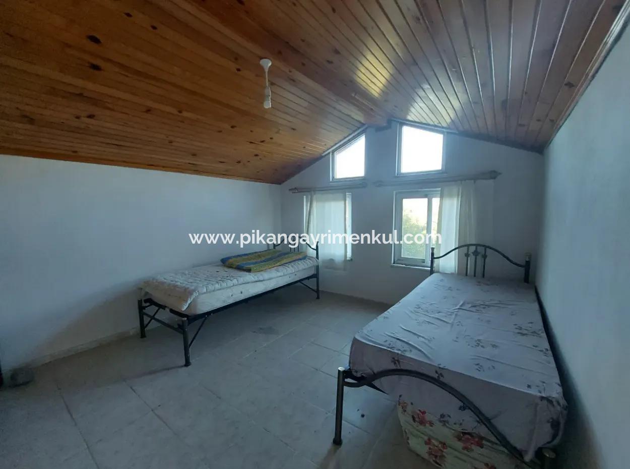 Ortaca Okçular Marmarlıda  1+1 Eşyalı Çatı Katı Daire Kiralık