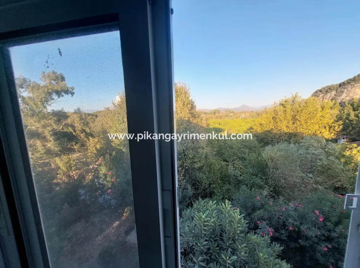 Ortaca Okçular Marmarlıda  1+1 Eşyalı Çatı Katı Daire Kiralık