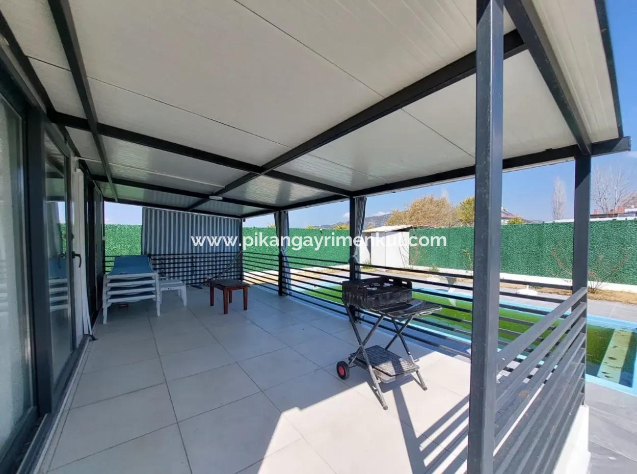 Muğla Ortaca Okçularda 2+1 Tek Katlı Müstakil Prefabrik Ev Kiralık